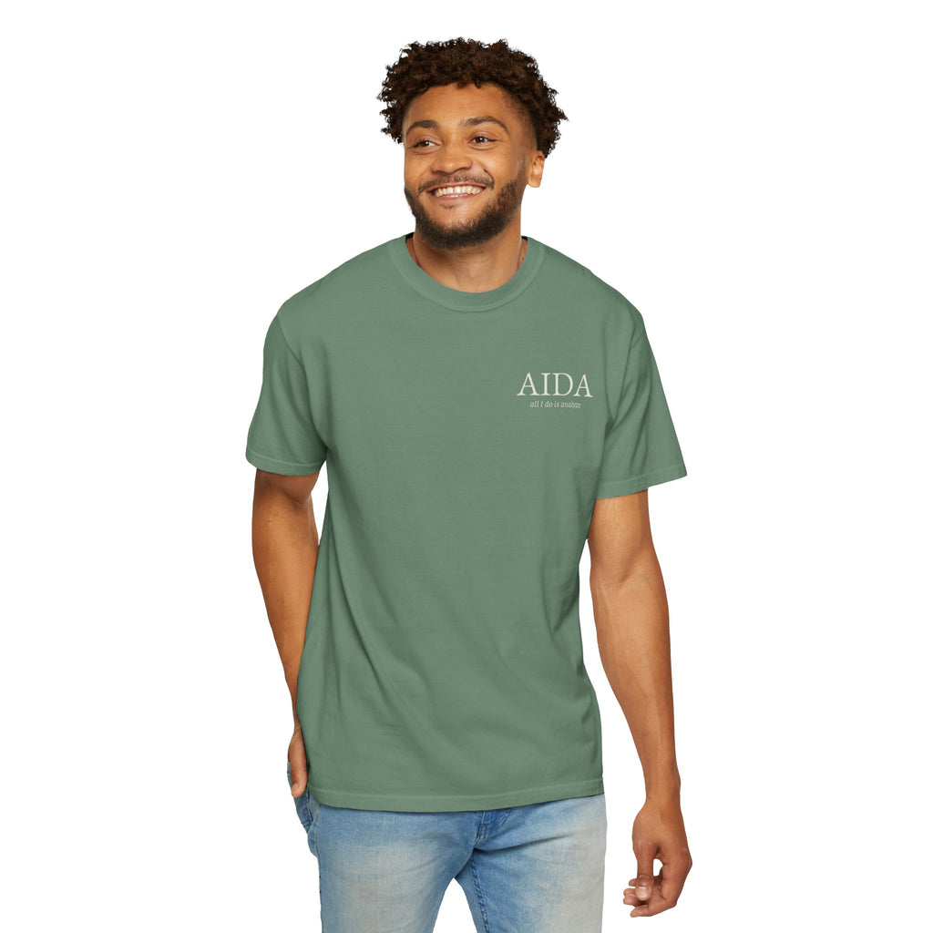 AIDA Shirt, All I Do Is Analyze Tee, Insurance Data Analytics Shirt, Insurance Analyst Apparel, AIDA Designation Gift