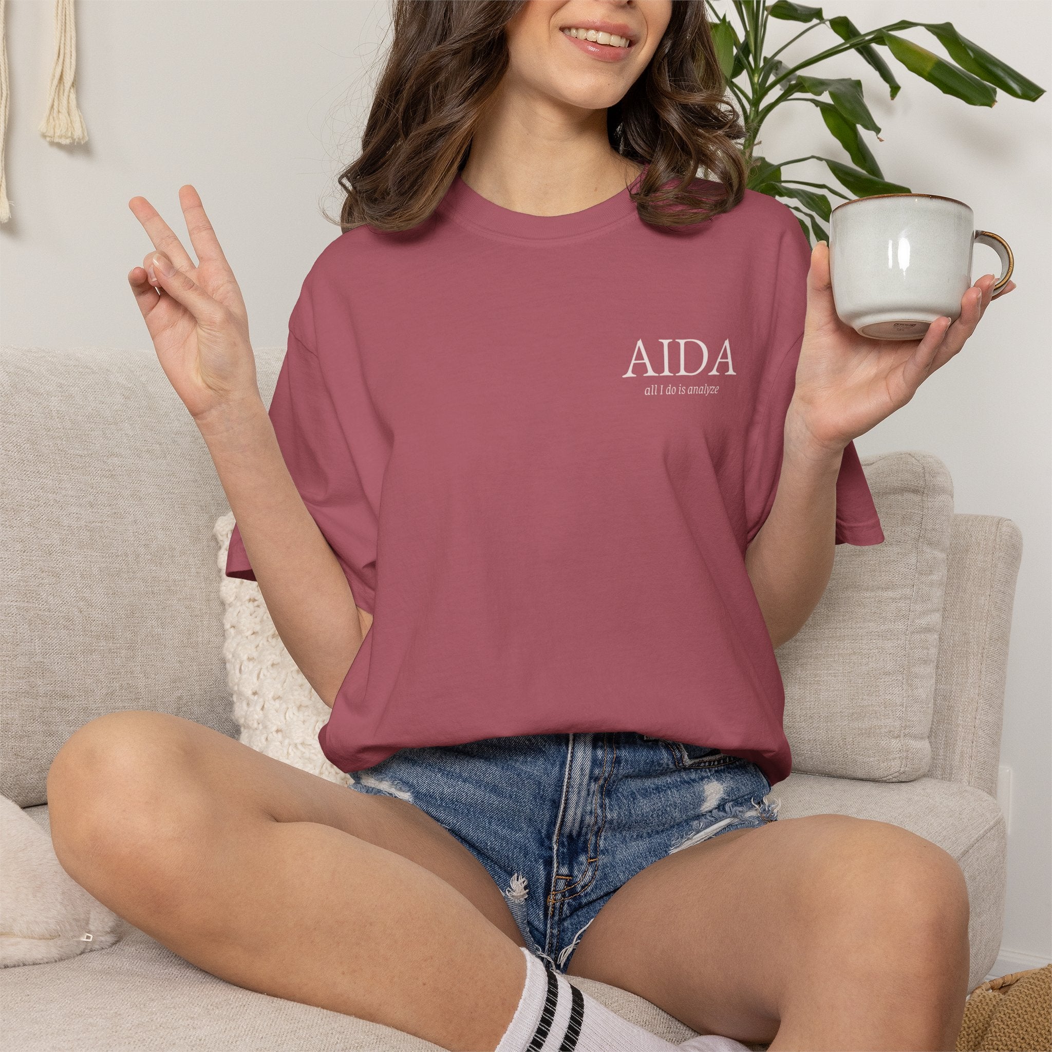 AIDA Shirt, All I Do Is Analyze Tee, Insurance Data Analytics Shirt, Insurance Analyst Apparel, AIDA Designation Gift