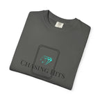 the "chasing hits" essential tee — minimal music logo t-shirt