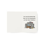 Funny Work Anniversary Card - "Finely Crafted Rectangle of Celebratory Paper"