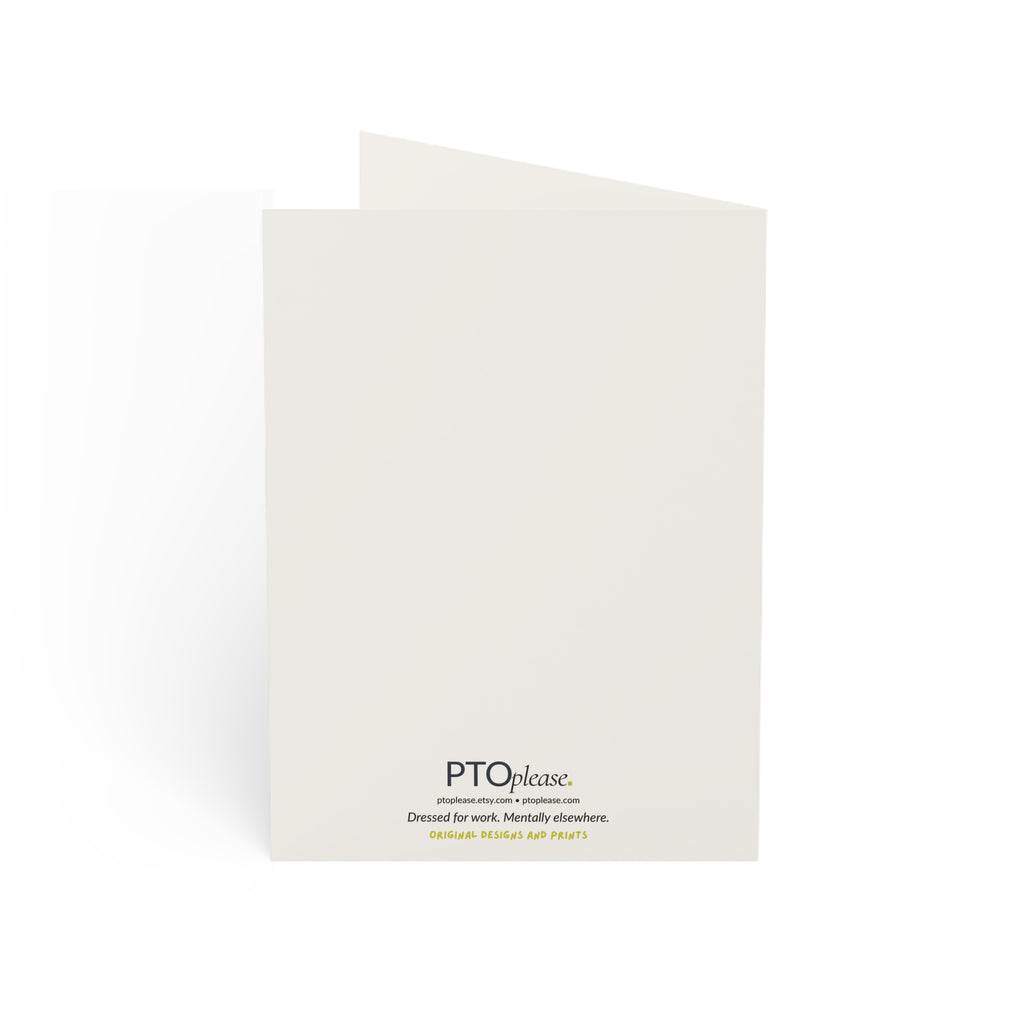 Sarcastic Office Birthday Card, Funny Birthday Card for Coworker, Dry Office Humor Card, Minimal Workplace Birthday Card