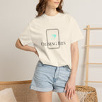the "chasing hits" essential tee — minimal music logo t-shirt