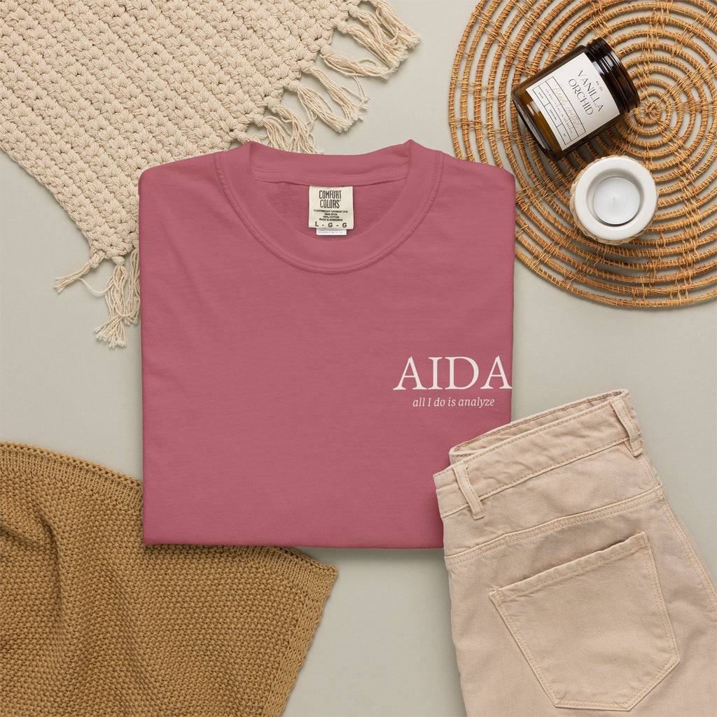 AIDA Shirt, All I Do Is Analyze Tee, Insurance Data Analytics Shirt, Insurance Analyst Apparel, AIDA Designation Gift