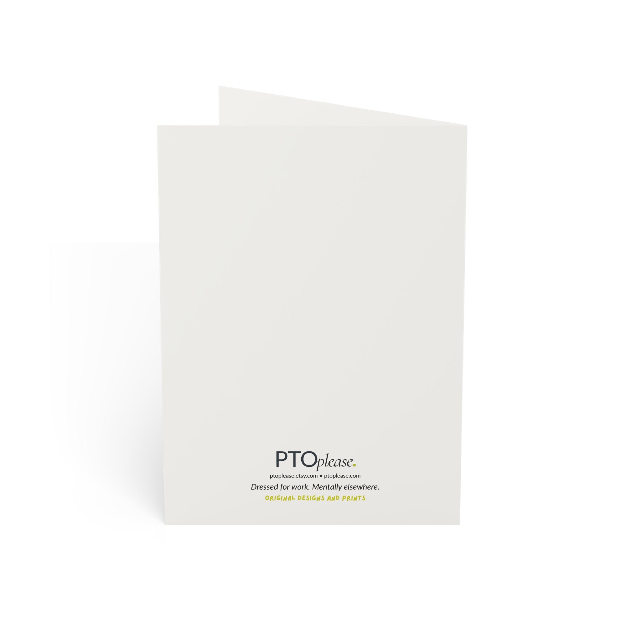 Premium Motherhood Overtime Card | Minimalist Mothers Day Stationery | Boutique Corporate Mom Gift | Rabbit Mom Burnout Card PTOplease
