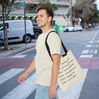 Minimalist Work Schedule Canvas Tote Bag | Sarcastic 17:01 Out of Office Commuter Bag