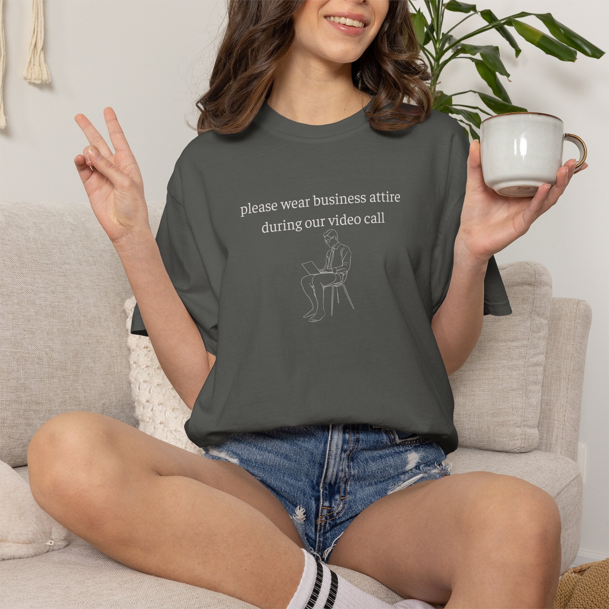 Please Wear Business Attire Shirt, Video Call Humor Tee, Remote Work Shirt, Office Humor Apparel, Work From Home Gift