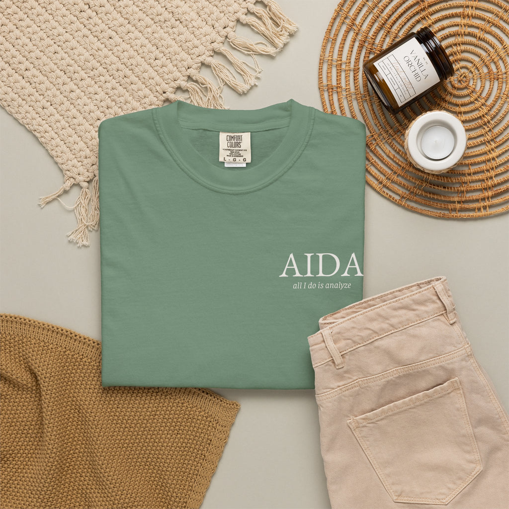 AIDA Shirt, All I Do Is Analyze Tee, Insurance Data Analytics Shirt, Insurance Analyst Apparel, AIDA Designation Gift