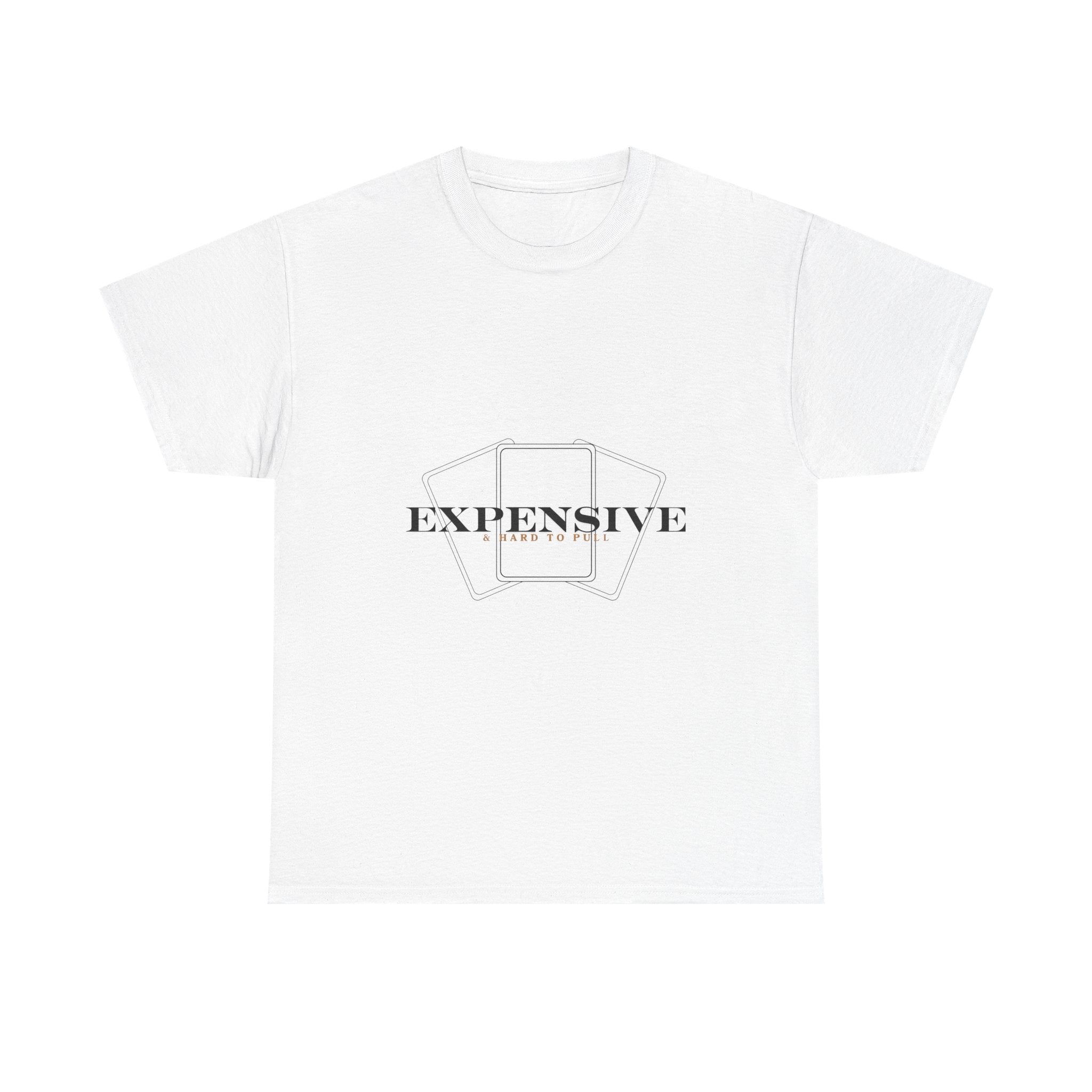 EXPENSIVE text minimalist tee | White T-Shirt, Typography Graphic