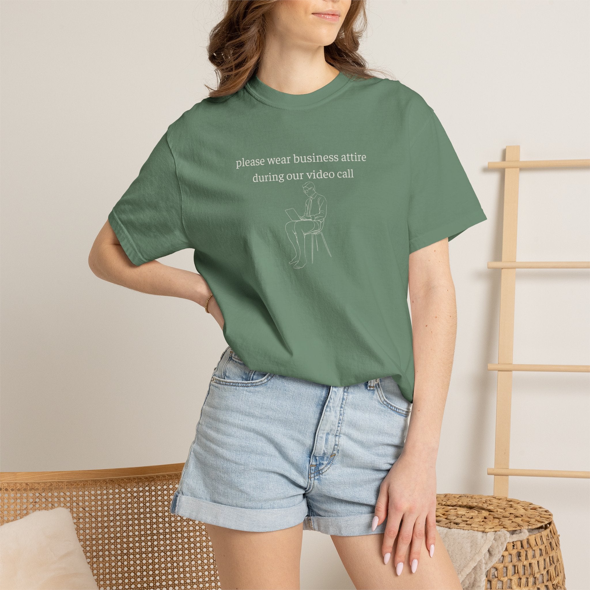 Please Wear Business Attire Shirt, Video Call Humor Tee, Remote Work Shirt, Office Humor Apparel, Work From Home Gift