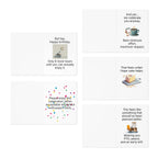Sarcastic Office Birthday Cards Dry Humor Work Birthday Card for Coworkers - 5 Pack