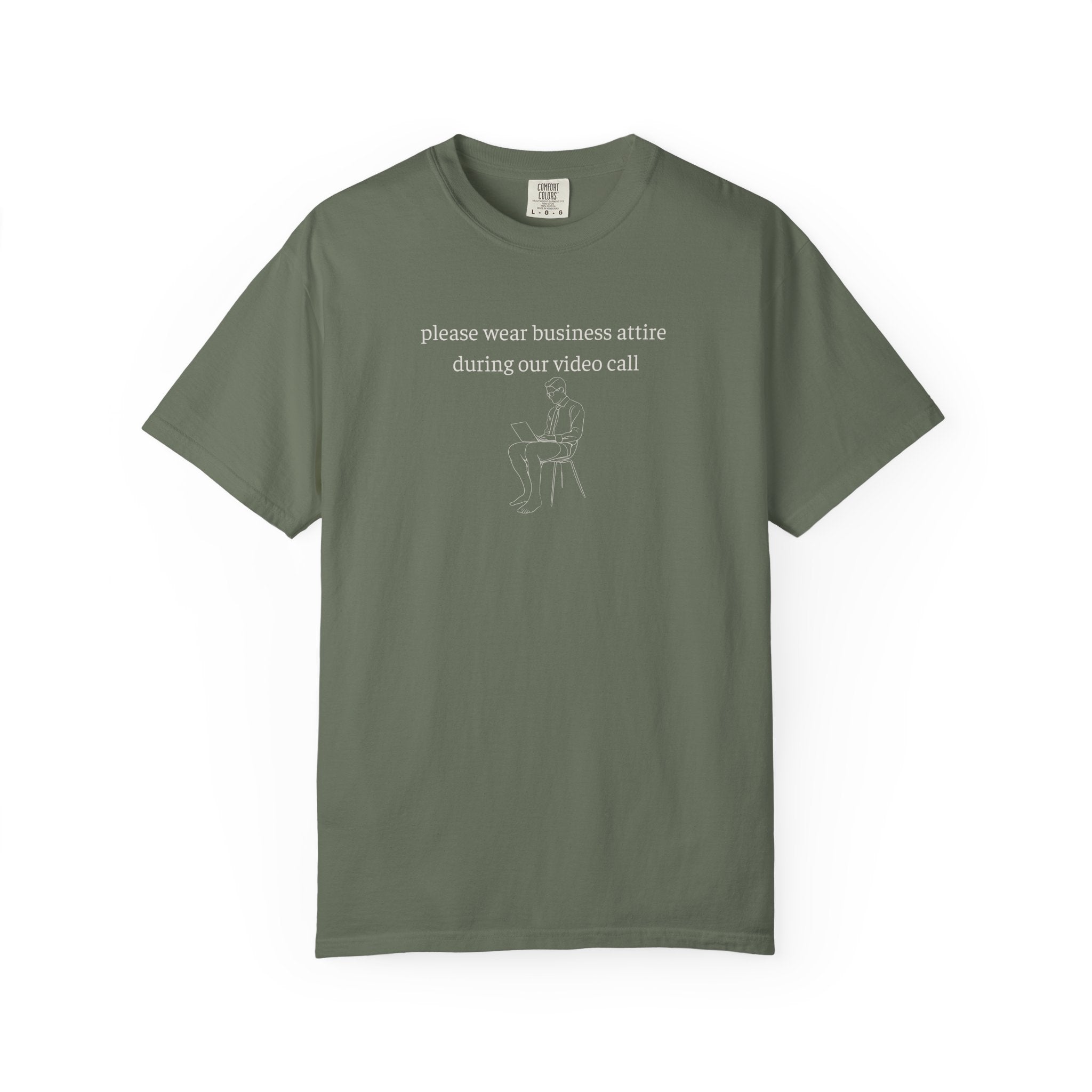Please Wear Business Attire Shirt, Video Call Humor Tee, Remote Work Shirt, Office Humor Apparel, Work From Home Gift