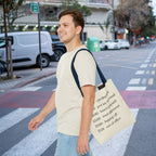 Minimalist Work Schedule Canvas Tote Bag | Sarcastic 17:01 Out of Office Commuter Bag
